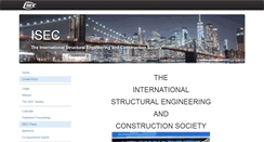 Desktop Screenshot of isec-society.org