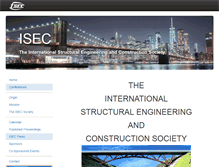 Tablet Screenshot of isec-society.org